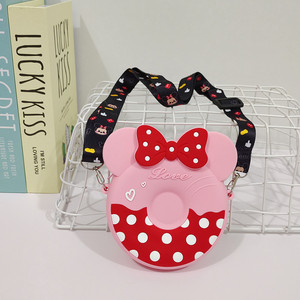 Silikon-Geldbörse Cartoon-Umhängetasche Kinder Mini-Aufbewahrungstasche Münz-Crossbody-Tasche Kindergeburtstags-Geschenk - Product Image 1