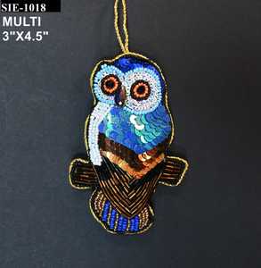 Búho de chakra colgante para energía positiva, decoración de búho Vastu para protección en la entrada del hogar, fabricante y proveedor de adornos para árboles. - Product Image 2