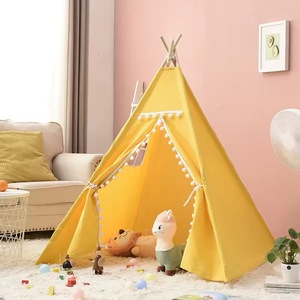 Tente de jeu pour enfants, tipi portable pour enfants, tente tipi pour tout-petits, château pour garçons et filles, salle de jeux teepee - Product Image 4