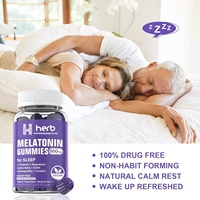 Vitaminas para Dormir para Adultos de Máxima Potencia, Sin Gluten, Sin OMG, Vegetarianas, Delicioso Sabor a Bayas Mixtas, Gomitas de Melatonina