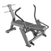 Haltères de musculation en métal pour salle de sport avec banc inclinable et plat réglables