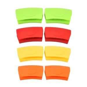 Bán Buôn Nhà Bếp Dụng Cụ Chịu Nhiệt Nồi Chủ Sở Hữu Bìa Silicone Hỗ Trợ Hot Xử Lý Chủ Cho Đúc Sắt Chảo