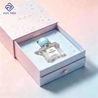 Flacon de parfum en verre transparent en forme d'étoile de 15 ml, style INS, mignon, avec pulvérisateur à pompe, boîte en carton, portable, pour voyage, 100 pièces