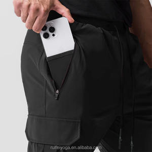 <span class=keywords><strong>Pantaloni</strong></span> della tuta <span class=keywords><strong>a</strong></span> <span class=keywords><strong>coste</strong></span> alte personalizzati in Nylon leggero con tasche in bianco tattico Jogging palestra Fitness pista <span class=keywords><strong>pantaloni</strong></span> Cargo da <span class=keywords><strong>uomo</strong></span> - Product Image 5