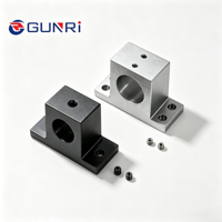 Supports d'axe linéaire en T haute performance avec vis de réglage, supports d'axe optique vertical épaissis SHTBN