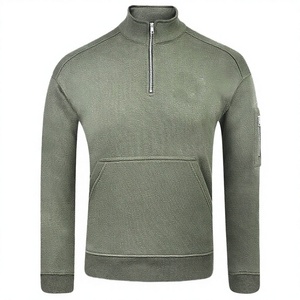 Suéter Casual de Algodón con Bordado 3D, Cierre de Cremallera, Forro Polar, Anti-Pilling, Transpirable, para Hombre - Product Image 2