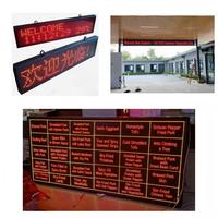 Módulo de Pantalla LED de un Solo Color de 4.75 mm para Interiores, 304x152 mm, para Letreros de Tiendas, Tableros de Mensajes, Panel de Texto LED