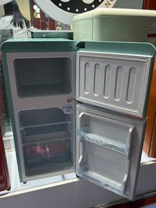 Réfrigérateur rétro pour usage commercial hôtelier OEM/ODM, dégivrage manuel, refroidissement direct, <span class=keywords><strong>encastrable</strong></span>, en plastique, <span class=keywords><strong>double</strong></span> <span class=keywords><strong>porte</strong></span> - Product Image 4