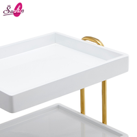 Nouvelle chariot de rangement mobile en acier au carbone de haute qualité pour salon de beauté, spa et barbier, avec tiroirs