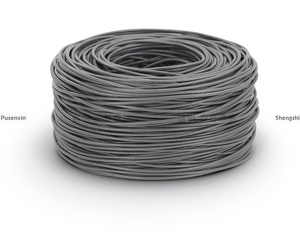 כבל רשת CAT5e <span class=keywords><strong>UTP</strong></span> בעל שמונה ליבות נחושת טהורה, תוצרת סין, רב תכליתי, אפור, רחב פס - Product Image 5