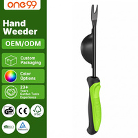 Outil de désherbage manuel de jardin en acier au carbone A3 avec poignée ergonomique en PP TPR souple 340 mm