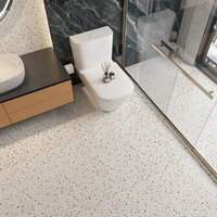Usine Foshan Prix bon marché Cuisine design moderne Salle de bain 40x80 Carrelages de sol en terrazzo pour salle de bain et toilettes Fabriqué en Chine