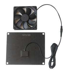 แผงพลังงานแสงอาทิตย์ขนาด6W แบบพกพาขนาดเล็กสำหรับสัตว์เลี้ยงสุนัขไก่บ้านแมวพัดลมระบายความร้อนพลังงานแสงอาทิตย์ - Product Image 6