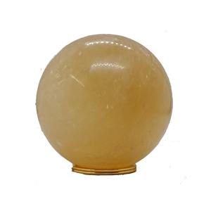 Natural Orange Honey Calcite Crystal Ball Polished Healing <b>Stone</b> Sphere for Energy Decor & Meditation-Love & Feng Shui Style - Product Image 4
