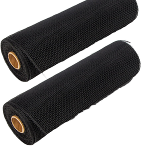 Fita de Malha de Polipropileno Dourada 2m X 9cm para DIY, Guirlanda de Árvore de Natal, Decoração Floral à Prova d'Água - Product Image 1