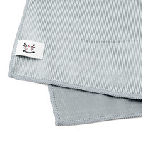 Serviette de nettoyage en microfibre bleue 40*40cm Serviette carrée unie Sans traces Écologique Chiffons de nettoyage ménager pour la cuisine