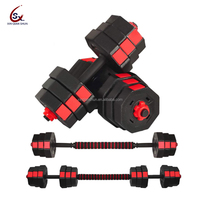 Fabricant de qualité en Chine Ciment octogonal Protection de l'environnement Équipement d'exercice Ensemble d'haltères réglables