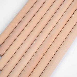 LISI 24/28cm Rouleaux à pâtisserie classiques en bois Rouleaux à texture bois naturel Outils de poterie à <span class=keywords><strong>modeler</strong></span> en argile pour fournitures d'art - Product Image 3