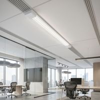 Lampe LED Tri-proof à couvercle prismatique, Purification, Anti-moustiques, Haute luminosité, Super lumineuse, Lumière linéaire, IP20, 6000K