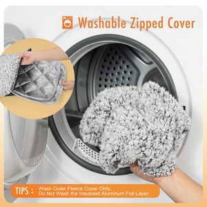 Groothandel Wasbaar Gemakkelijk Te Reinigen Verwarmd Kattenbed 2.0 Verbeterde Dubbellaagse Thermische Folie Verwarmingskussen Pluche Zelfverwarmende Huisdierenmat - Product Image 6