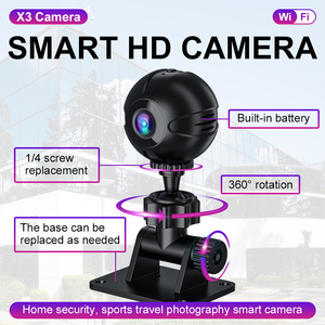 Casa inteligente bombilla luz WiFi cámara panorámica inalámbrica infrarroja seguridad VR cámara web mini sistema de cámara CCTV - Product Image 4