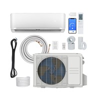 Inverter AC tanpa pipa Mini, pemanas pendingin, Inverter Ac Mini terpisah, pasar AS