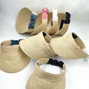 Promotional Straw Visors <b>Hat</b> Summer Beach <b>Hat</b> <b>for</b> Women - Product Image 2