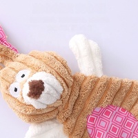 Jouets pour chiens en peluche douce et écologique, personnalisés, mignons, accessoires pour animaux de compagnie, jouets à mâcher qui couinent, durables, interactifs, jouets pour chiens d'intérieur
