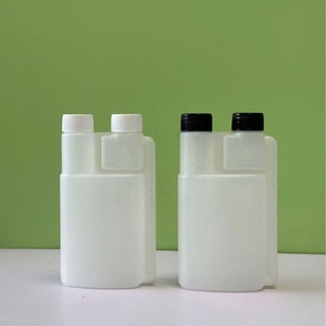 Botella de Plástico de Doble Cámara HDPE, Dosificadora, Medidora, Dispensador de Laboratorio de Plástico de Doble Cuello, Botella de Medición - Product Image 4