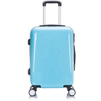 Valise trolley de voyage 20 pouces, 20 '', blanc, bleu, violet, rose, noir, fourniture d'usine, LOGO personnalisé