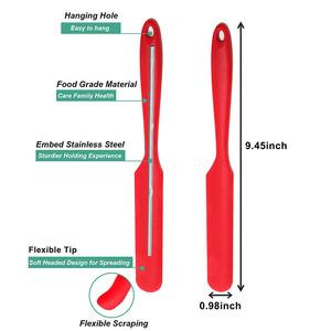 Thực phẩm cấp <span class=keywords><strong>Silicone</strong></span> Thìa chịu nhiệt <span class=keywords><strong>Silicone</strong></span> Jar <span class=keywords><strong>scraper</strong></span> mứt spreader Bánh kem bơ spatulas trộn bột <span class=keywords><strong>scraper</strong></span> - Product Image 3