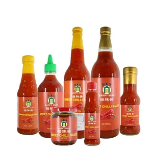 OEM Factory Garlic Spicy Hot Redchilli Sauce Thai Paste Chili Sauce For Dipping Food