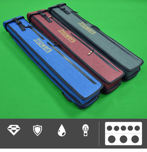 Estuche para tacos de billar Jflowers 3x4 con correas de mochila, funda blanda para transporte de tacos de billar, para 3 culatas, 4 varas y accesorios de billar - Product Image 2