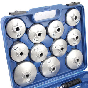 Jeu de 23 clés <span class=keywords><strong>à</strong></span> <span class=keywords><strong>filtre</strong></span> <span class=keywords><strong>à</strong></span> <span class=keywords><strong>huile</strong></span> de type bouchon essentiel Kit d'outils pour véhicule avec clés - Product Image 2