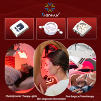 Panneau LED UV à spectre complet certifié CE et RoHS - Lumière de photothérapie UVA/UVB pour cabines de bronzage avec conformité FDA Classe II