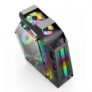 Torres y cajas <span class=keywords><strong>de</strong></span> <span class=keywords><strong>la</strong></span> computadora Desktop Gabinete Gamer Gaming PC Cabinet White Micro ATX Computer Case - Product Image 5
