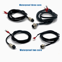 M12-4 Sensor Plug Penerbangan Tahan Air 5 6 8 12 Inti Kepala Pria Wanita dengan Kabel Berpelindung Kabel PVC Kabel Tahan Air