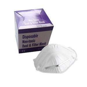 Mascarilla Respiratoria Desechable Profesional <span class=keywords><strong>de</strong></span> 4 Capas, No Tejida, en Forma <span class=keywords><strong>de</strong></span> Tazón, Blanca/Azul, para Protección Contra el Polvo - Product Image 4