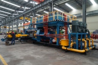 Presse d'extrusion CNC Hengda à course courte 1250T 230Kw pour profilés solaires en aluminium, avec profilé de référence fixe de 135 mm