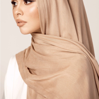 Nouvel ensemble de hijab en modal de rayonne malaisienne de qualité supérieure, teint réactif, avec sous-bonnet assorti, pour femmes, en modal de bambou tissé, type châle.