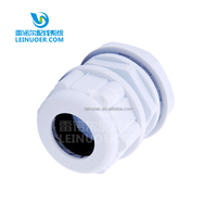 Presse-étoupe en nylon étanche IP68 Leinuoer, modèle LNE-K, couleur gris, pour câbles d'équipements électriques industriels basse/haut tension, taille PG13.5