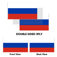 Vente en gros 3x5ft Russiaflags 68D/100D polyester Personnaliser toutes les nations expédition rapide Fournisseur fiable livraison rapide