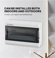 MOREDAY Boîte de distribution CA série HT 5 extérieur en plastique étanche IP65 5 modules équipement d'énergie électrique solaire avec barre omnibus