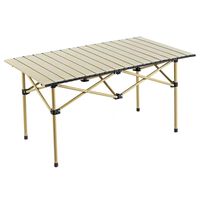 Ensemble de table de camping en plein air personnalisé, accessoires de pique-nique de voyage pliables, ensemble de table et de chaises léger