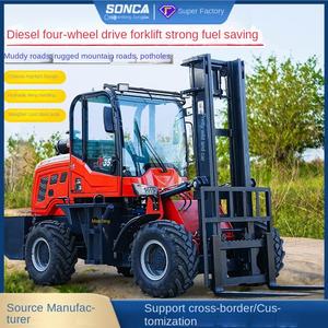 Vehículo de Construcción SONCA con Tracción en las Cuatro Ruedas, Capacidad de Carga de 3, 5 y 6 Toneladas, Elevación Hidráulica, Multifuncional, Diésel, para Manejo de Carga - Product Image 4