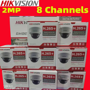 Kit de sécurité IP Hikvision 2K 8 canaux PoE NVR avec 8 caméras PoE pour systèmes de surveillance intérieurs et extérieurs - Product Image 2