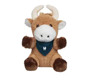 Muy lindo Ricardo el toro de peluche de vaca suave de peluche Ricardo el toro de peluche de juguete
