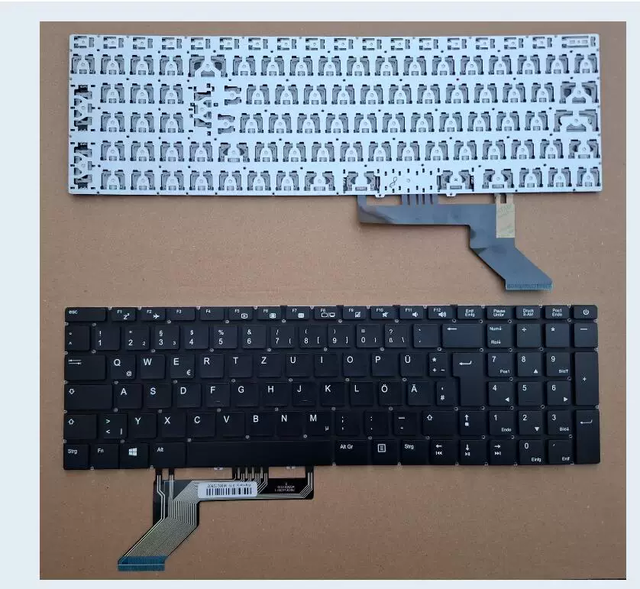 New US/GE German Language Layout Keyboard Without Backlight for MEDION P17609 P17603 P17609-MD61937 Black Color