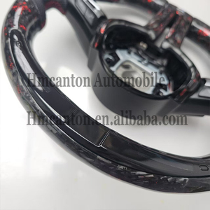 พวงมาลัยรถยนต์ BMW ซีรีส์ 3 ซีรีส์ 5 รุ่น F10 F20 F30 F90 F01 F02 ทำจากคาร์บอนไฟเบอร์คุณภาพสูงแบบเจาะรู  ขายดี - Product Image 5