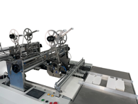 Machine à ruban semi-automatique pour déchirer le papier, applicateur de ruban adhésif double face pour la fabrication de dossiers d'enveloppes